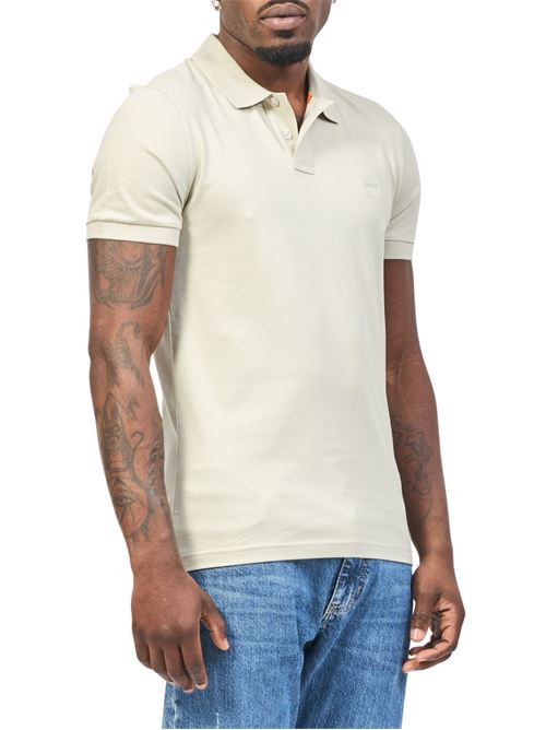 Polo uomo beige in cotone Boss Orange | 50507803271